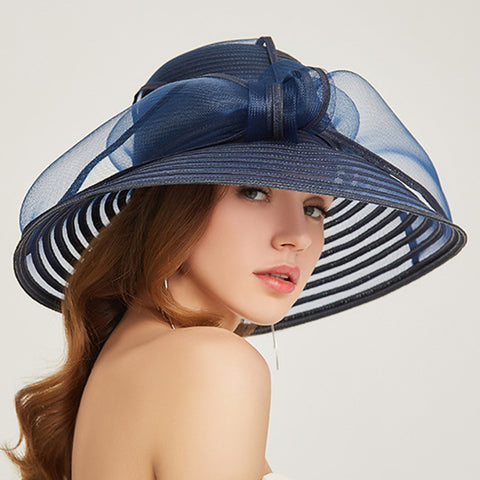 Image of Wide Brim Cloche Sun Hat - Itopfox