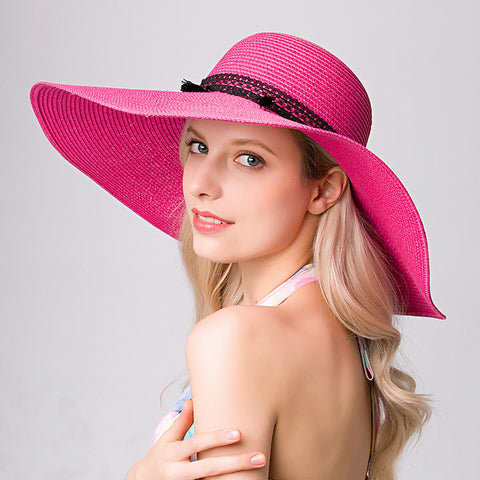 Image of Wide Brim Floppy Sun Hat - Itopfox