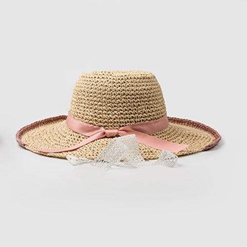 Image of Big Brim Foldable Straw Sun Hat - Itopfox
