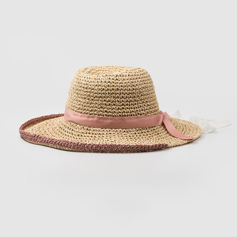 Image of Big Brim Foldable Straw Sun Hat - Itopfox