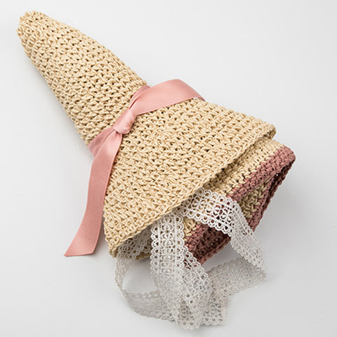 Image of Big Brim Foldable Straw Sun Hat - Itopfox