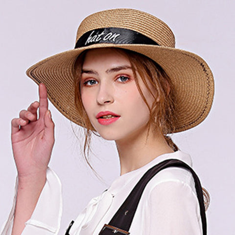 Image of Foldable Beach Fedoras Sun Hat - Itopfox