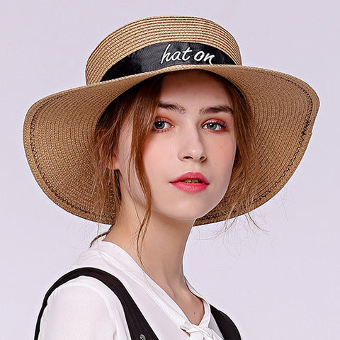 Image of Foldable Beach Fedoras Sun Hat - Itopfox