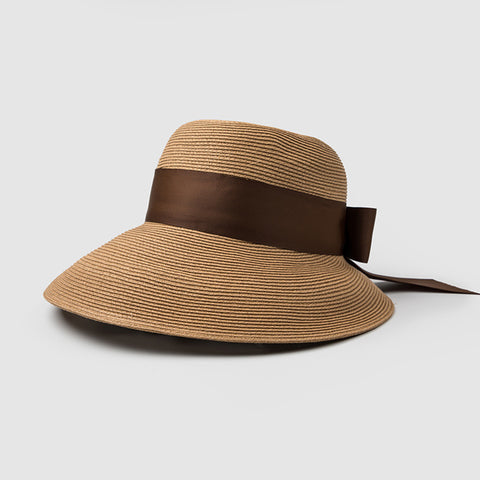 Image of Bowknot Beach Cloche Sun Hat - Itopfox