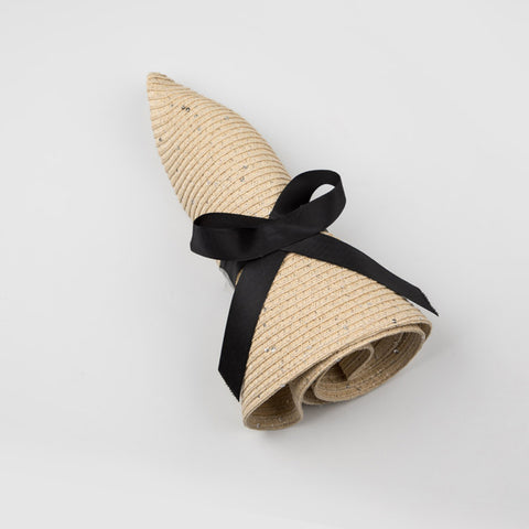Image of Bowknot Foldable Cloche Sun Hat - Itopfox