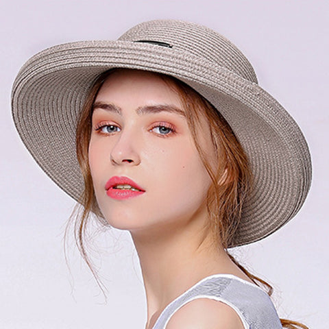 Image of Foldable Roll-Up Fedoras Sun Hat - Itopfox