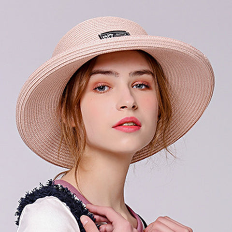 Image of Foldable Roll-Up Fedoras Sun Hat - Itopfox