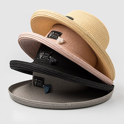 Image of Foldable Roll-Up Fedoras Sun Hat - Itopfox