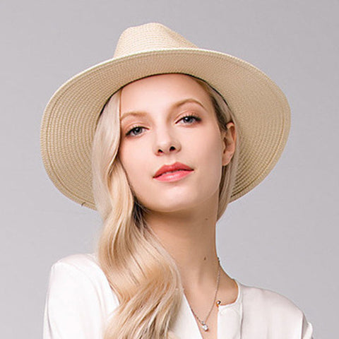 Image of Women's Panama Fedoras Hat - Itopfox