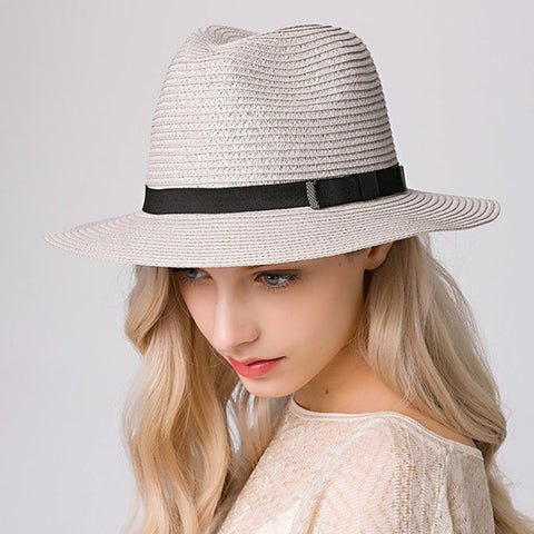 Image of Women's Panama Fedoras Hat - Itopfox