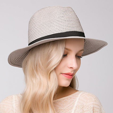 Image of Women's Panama Fedoras Hat - Itopfox