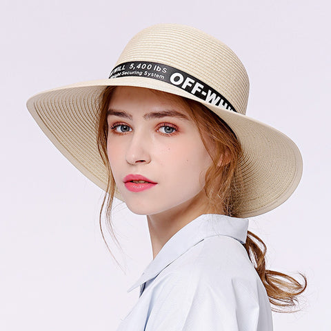 Image of Embroidered Beach Sunhat Fedoras - Itopfox