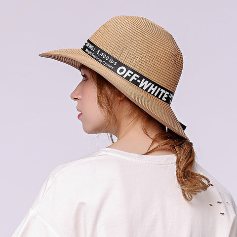 Image of Embroidered Beach Sunhat Fedoras - Itopfox