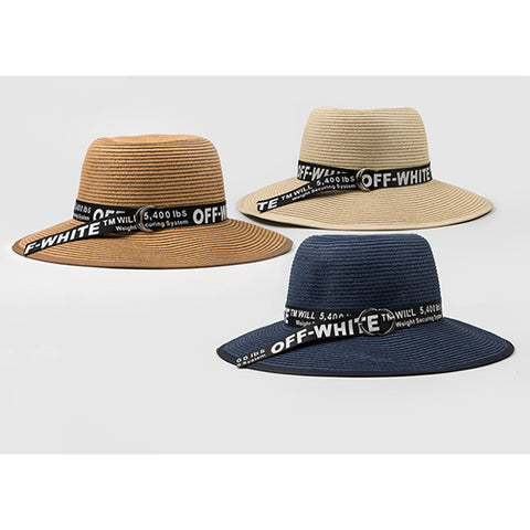 Image of Embroidered Beach Sunhat Fedoras - Itopfox