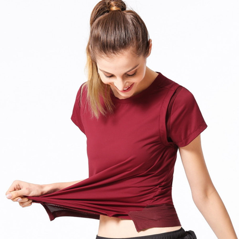 Workout Shirts Yoga Tops - Itopfox