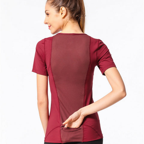 Image of Casual Gym Workout Shirt Tops - Itopfox