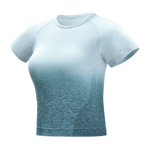 Image of Seamless Shirts For Running Fitness Workout - Itopfox