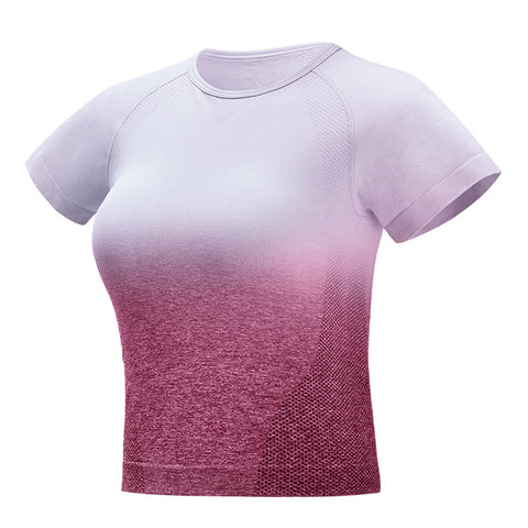Seamless Shirts For Running Fitness Workout - Itopfox