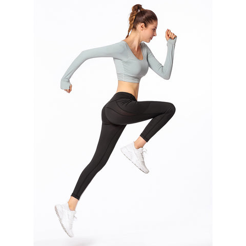 Image of Long Sleeve Yoga Tee - Itopfox