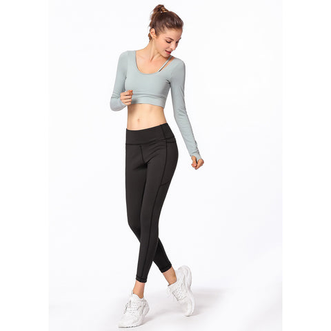 Image of Long Sleeve Yoga Tee - Itopfox