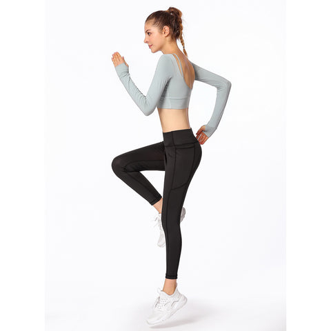 Image of Long Sleeve Yoga Tee - Itopfox