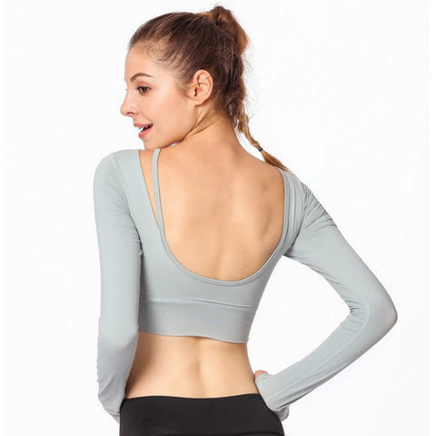 Image of Long Sleeve Yoga Tee - Itopfox