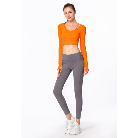 Image of Long Sleeve Yoga Tee - Itopfox