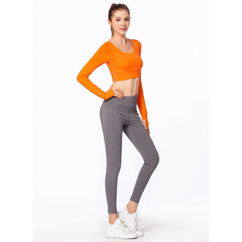 Image of Long Sleeve Yoga Tee - Itopfox