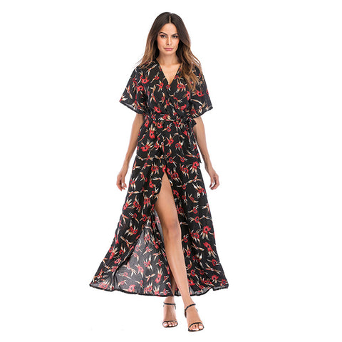 Image of Beach Chiffon Maxi Dress - Itopfox