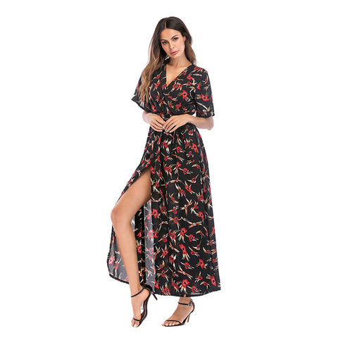 Image of Beach Chiffon Maxi Dress - Itopfox