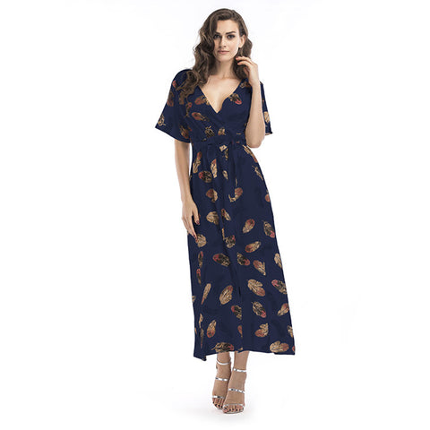 Image of Tunic Maxi Chiffon Dress - Itopfox