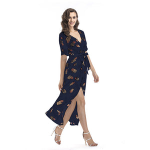 Tunic Maxi Chiffon Dress - Itopfox