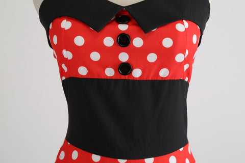 Image of Halter 50s Retro Tea Party Dress - Itopfox