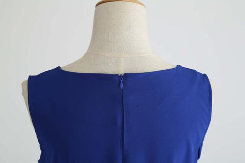Image of Pure Color Tea Party Hepburn Dress - Itopfox