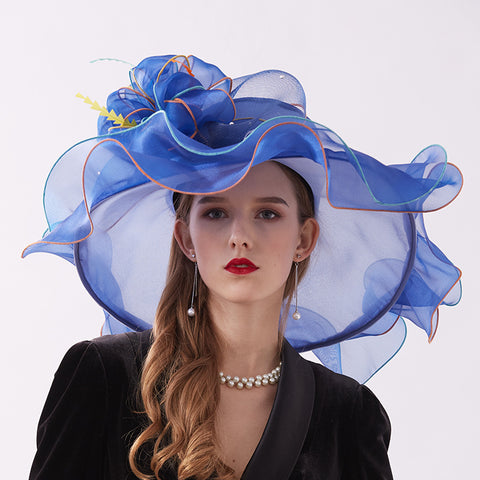 Image of Organza Tea Party Kentucky Derby Hat - Itopfox