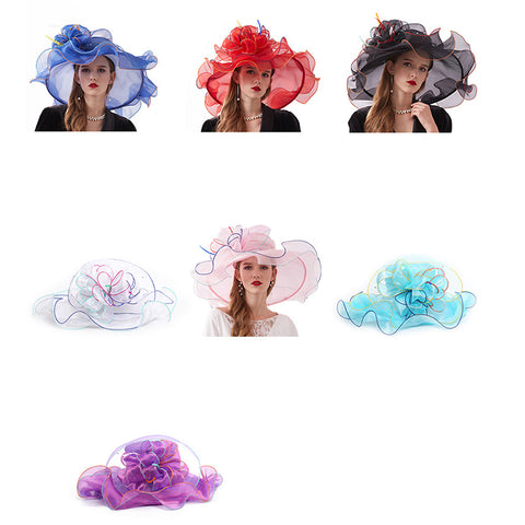 Image of Organza Tea Party Kentucky Derby Hat - Itopfox