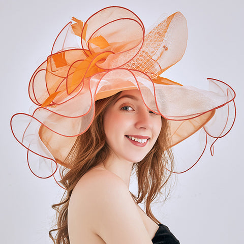 Image of Tea Party Church Organza Hat