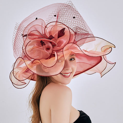 Image of Tea Party Church Organza Hat