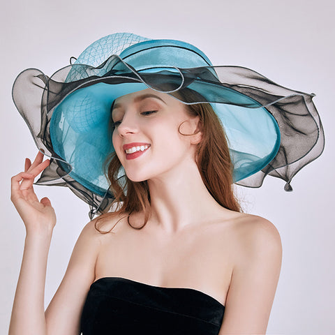 Image of Organza Floppy Kentucky Derby Hat