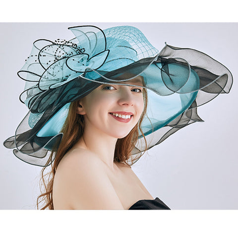 Image of Organza Floppy Kentucky Derby Hat