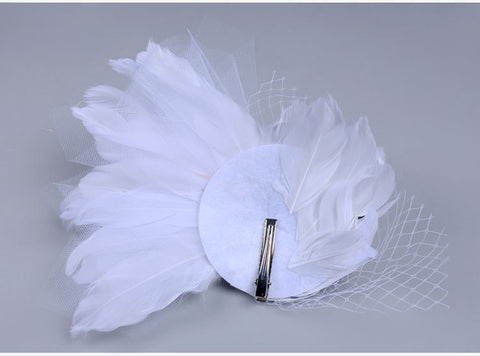 Image of Wedding Bridal Pill Hat Fascinators - Itopfox
