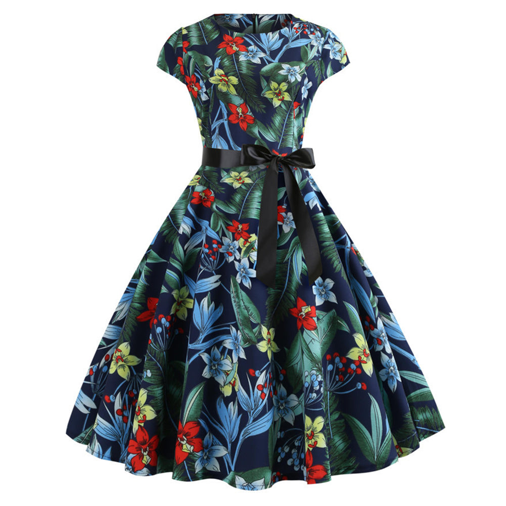 Sleeveless Vintage Dress - Itopfox