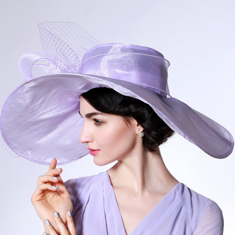 Image of Organza Kentucky Derby Hat - Itopfox