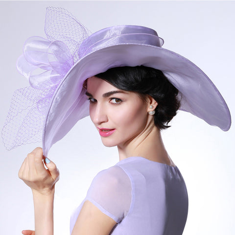 Image of Organza Kentucky Derby Hat - Itopfox