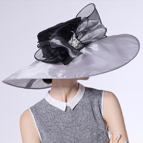 Image of Organza Extra Large Kentucky Derby Hat - Itopfox