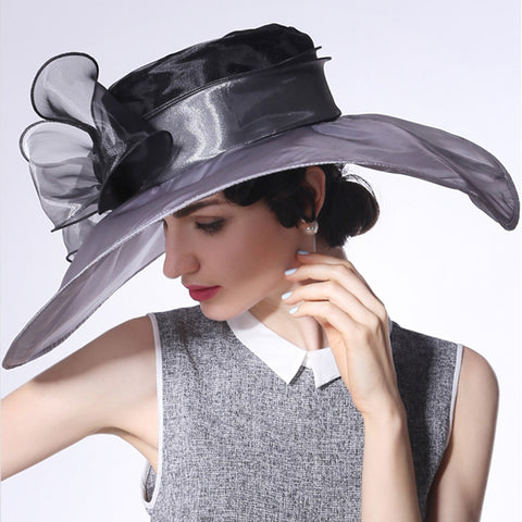 Image of Organza Extra Large Kentucky Derby Hat - Itopfox