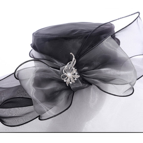 Image of Organza Extra Large Kentucky Derby Hat - Itopfox