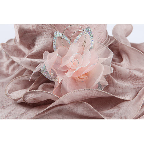 Image of Linen Wide Brim Derby Hat - Itopfox