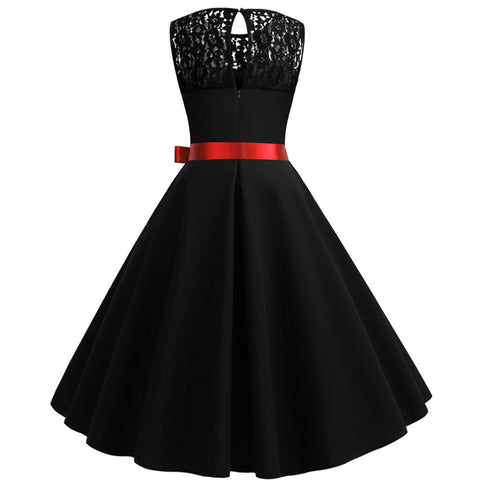 Image of 1950's Lace Vintage Cocktail Party Dress - Itopfox