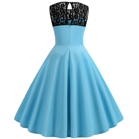 Image of 1950's Lace Vintage Cocktail Party Dress - Itopfox